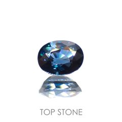ブルースピネル(宝石名ブルー・スピネル) スリランカ産 1.381ct ソ付(彩珠)[21019362]7.4×5.8mm前後