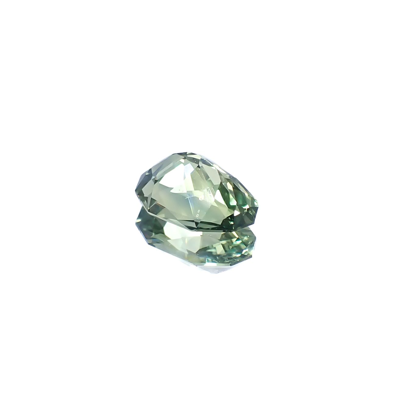 ◇カスタムカット◇バイカラーサファイア オーストラリア産 1.25ct [250229823]8.1x5.5mm前後