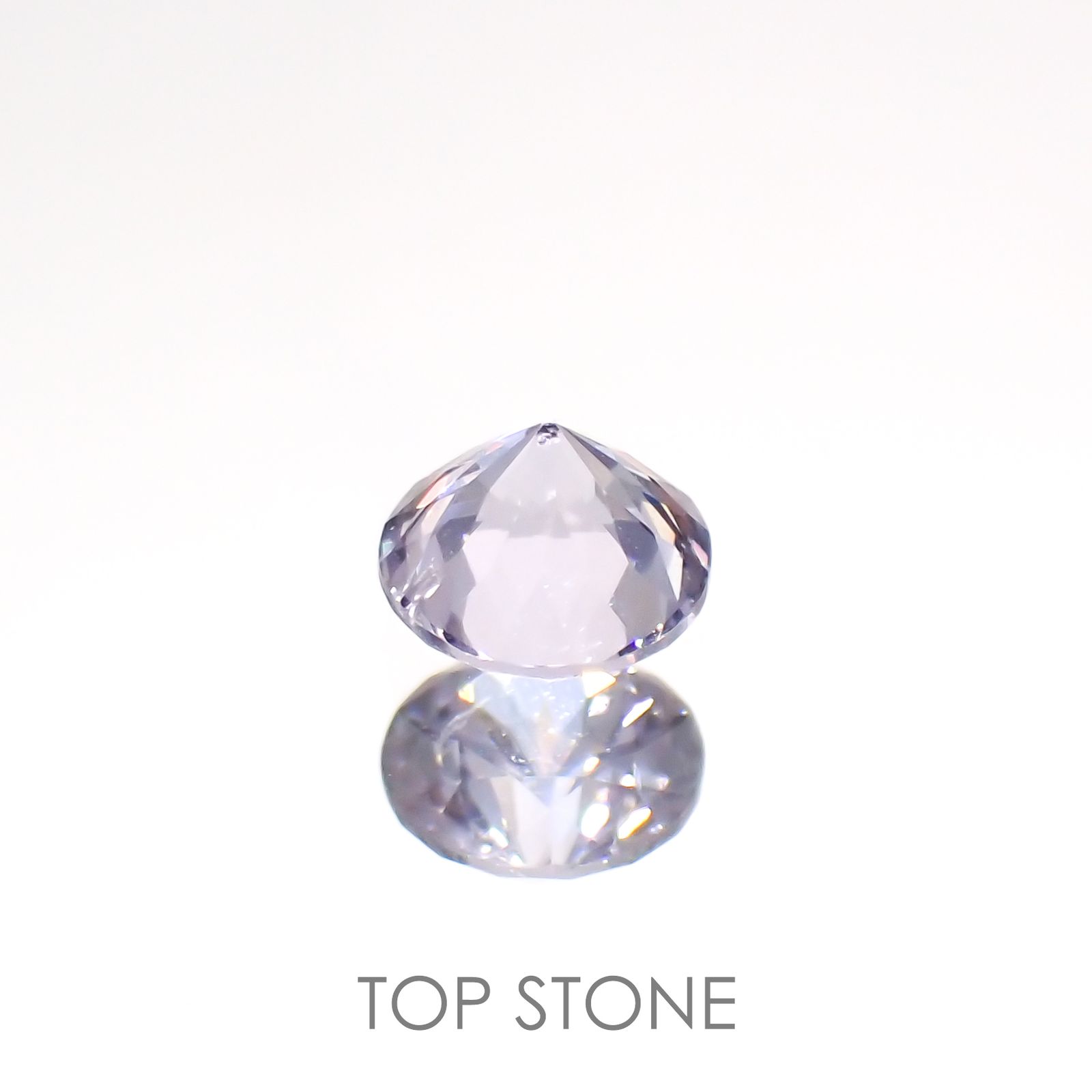 バイオレットスピネル(宝石名スピネル)ビルマ/マダガスカル産 0.28ct 識別済[220114562]3.7x3.7mm前後