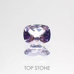 マリアライトフルオレッセンス(宝石名パープル・スキャポライト) スリランカ産 0.37ct 識別済[20095935]5.6×4mm前後