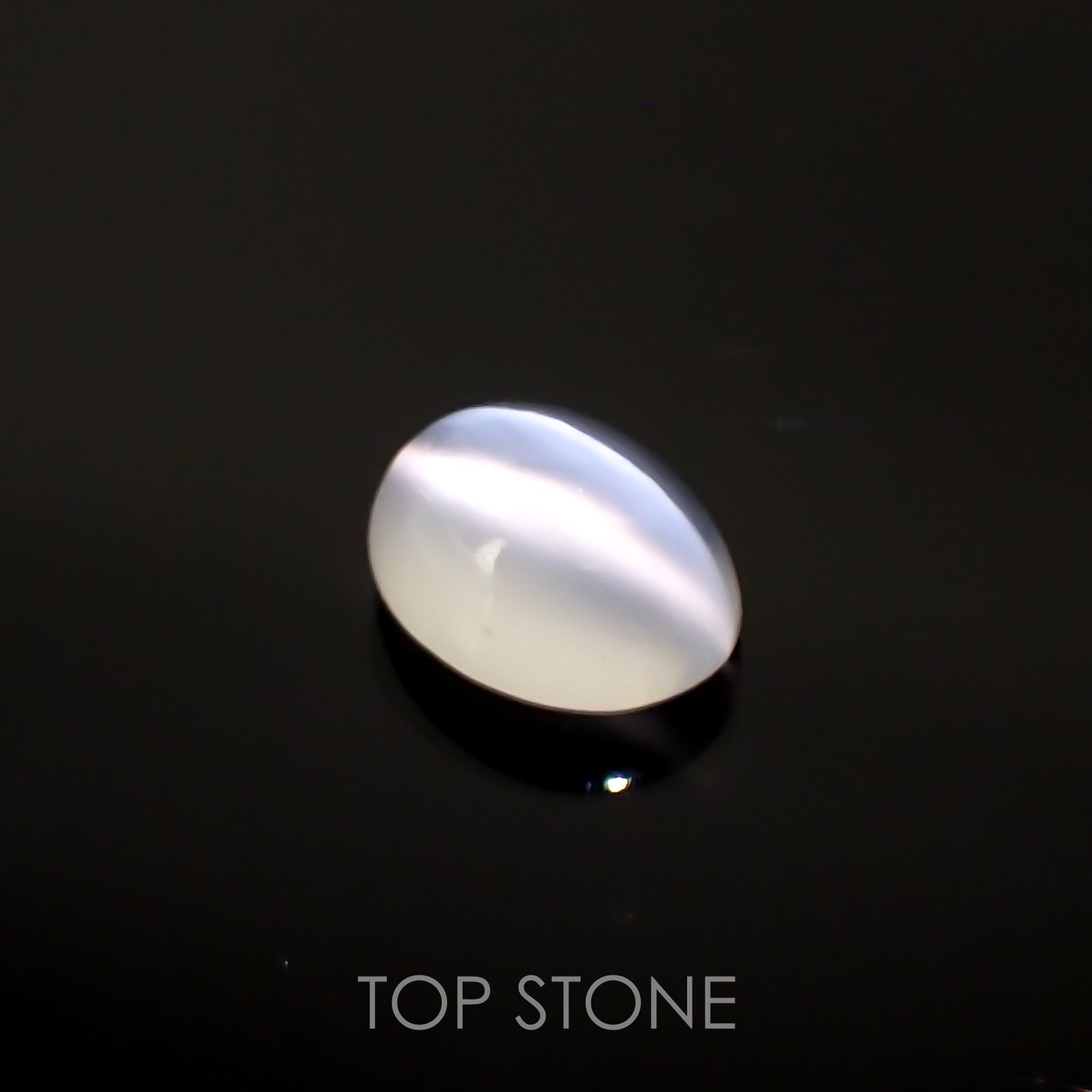 ムーンストーンキャッツアイ(宝石名ムーンストーン・キャッツアイ) インド産 1.43ct 識別済[210812737]8×6mm前後