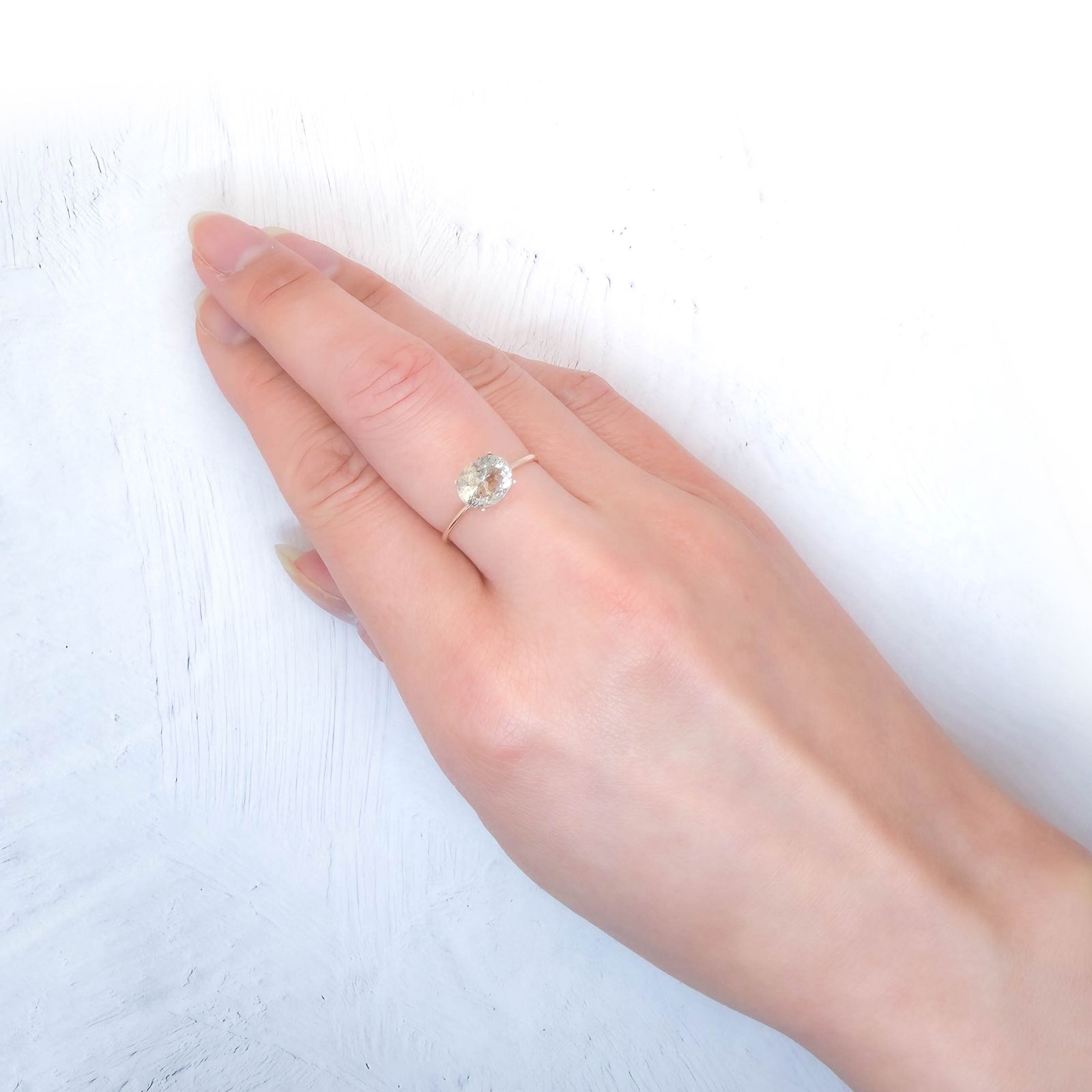 ティンカーベルクォーツ ブラジル産 1.45ct / 8.2x6.8mm前後 [260131530]