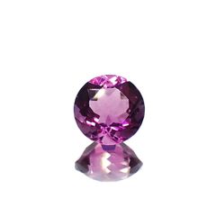 ピンクパープルフローライト 中国産 1.49ct[221018447]7.1x7.1mm前後