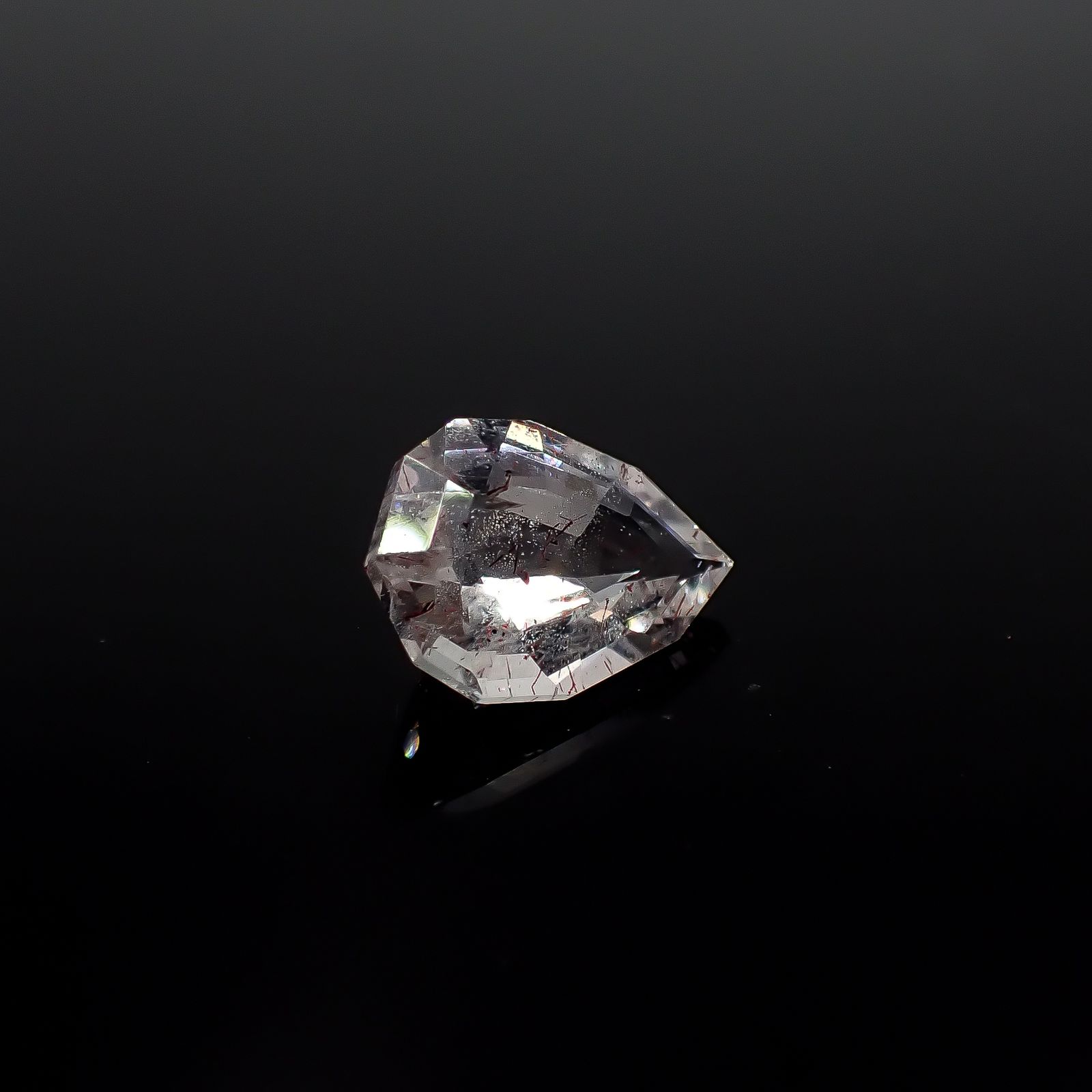 ◇カスタムカット◇ティンカーベルクォーツ ブラジル産 0.65ct[240628163]7.3x5.1mm前後
