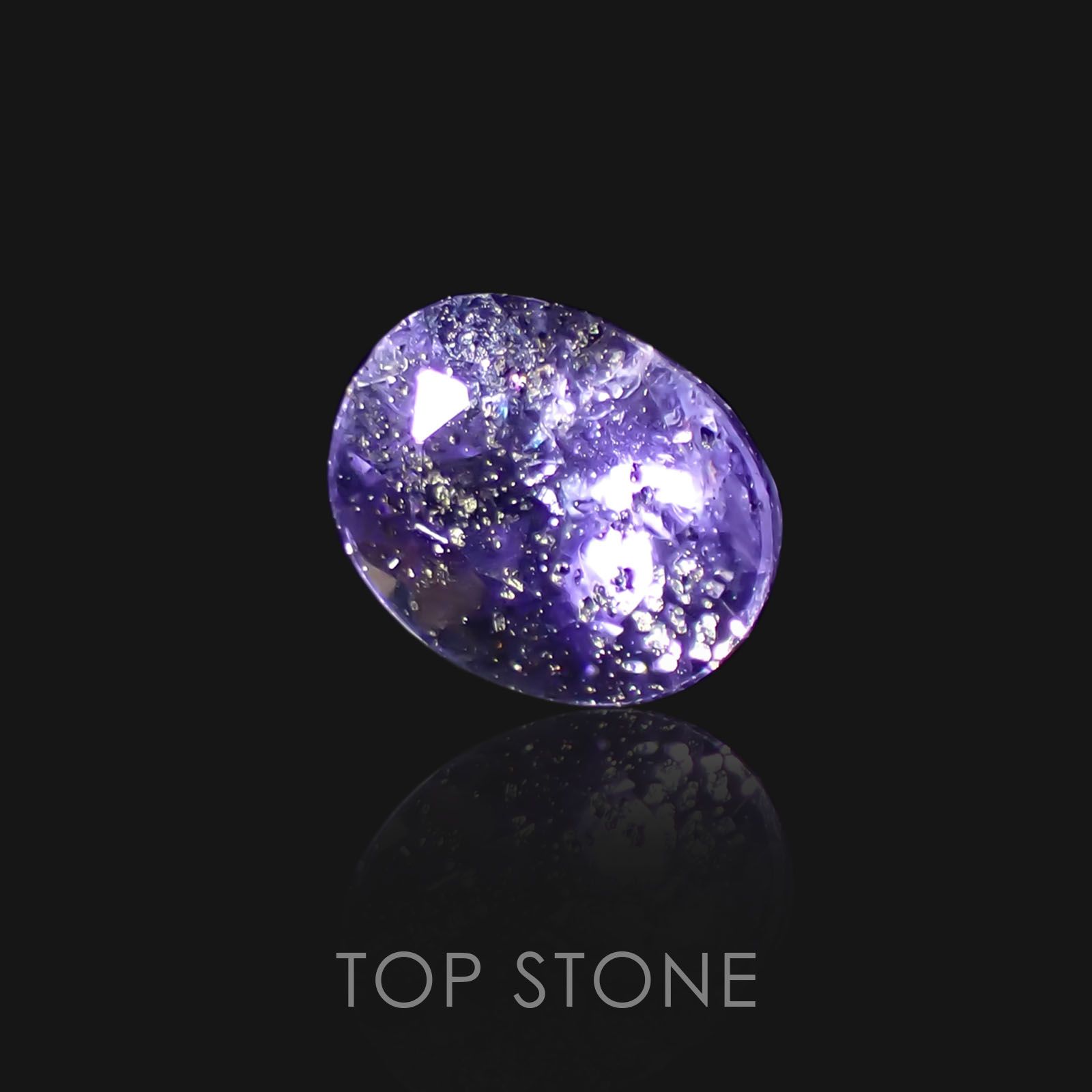 アイオライトサンストーン インド・ブラジル産 ルース 0.35ct[21018915]4.8×3.8mm前後