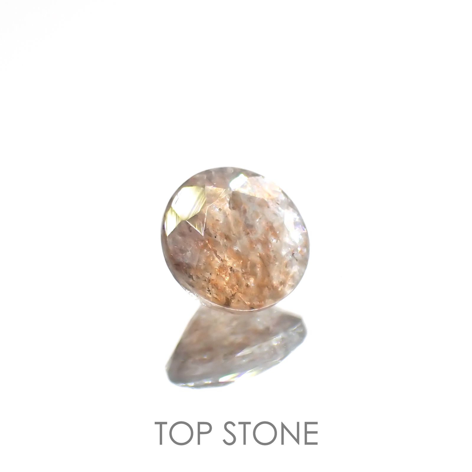 アベンチュリンアクアマリン ナイジェリア産 0.45ct[221018368]5.2x5.2mm前後