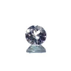 バイカラータンザナイト(宝石名ゾイサイト)タンザニア産 0.44ct 識別済[240828612]4.7x4.6mm前後
