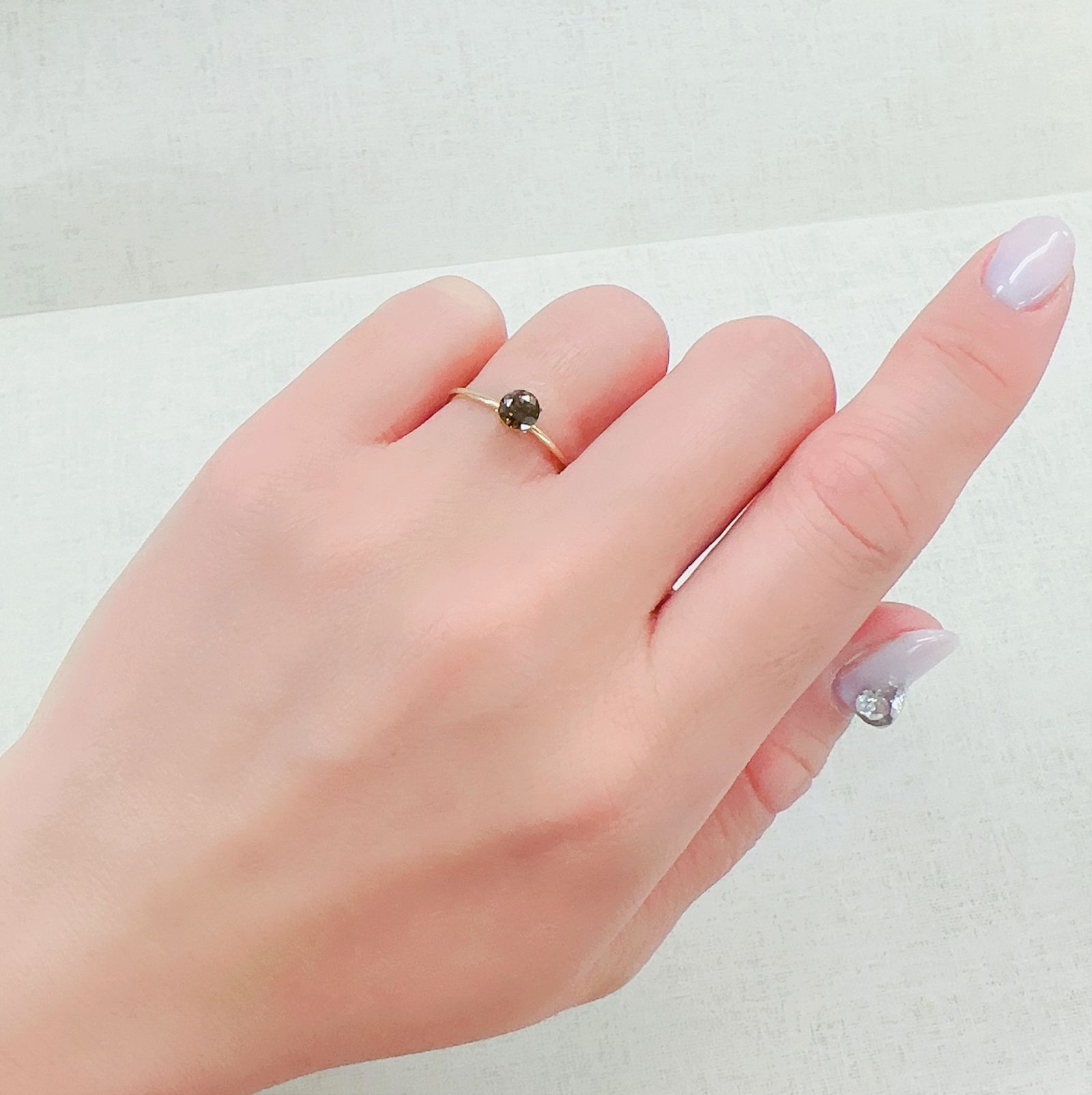 アンドラダイトガーネット(宝石名アンドラダイト・ガーネット)ナミビア共和国産 0.64ct 識別済[230421383]4.6x4.6mm前後