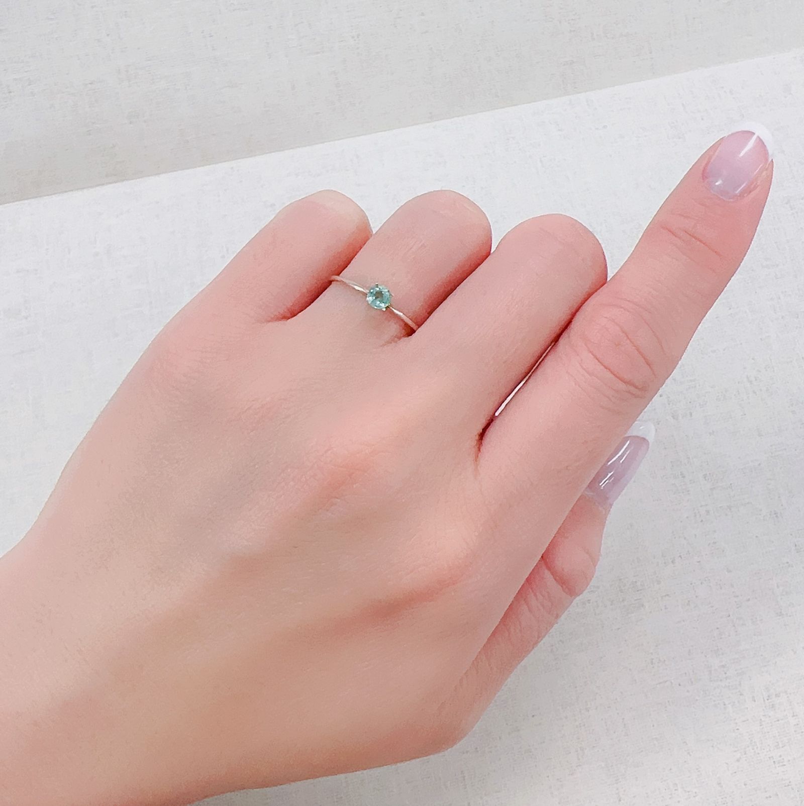 パステルカラーエメラルド コロンビア産 0.17ct[230421730]3.6x3.6mm前後