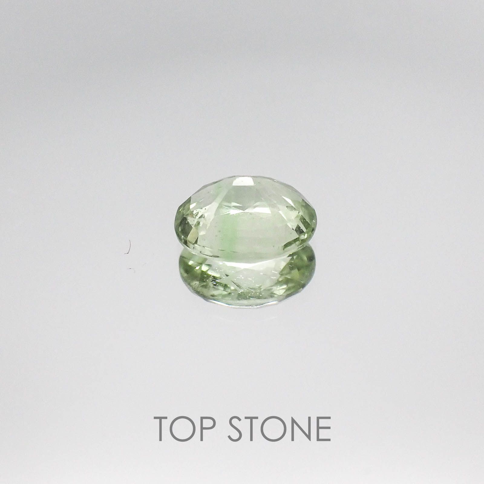 ミントガーネット(宝石名グリーン グロッシュラー・ガーネット)タンザニア・メレラニ鉱山産 1.49ct 識別済[220717129]7.7x6.4mm前後