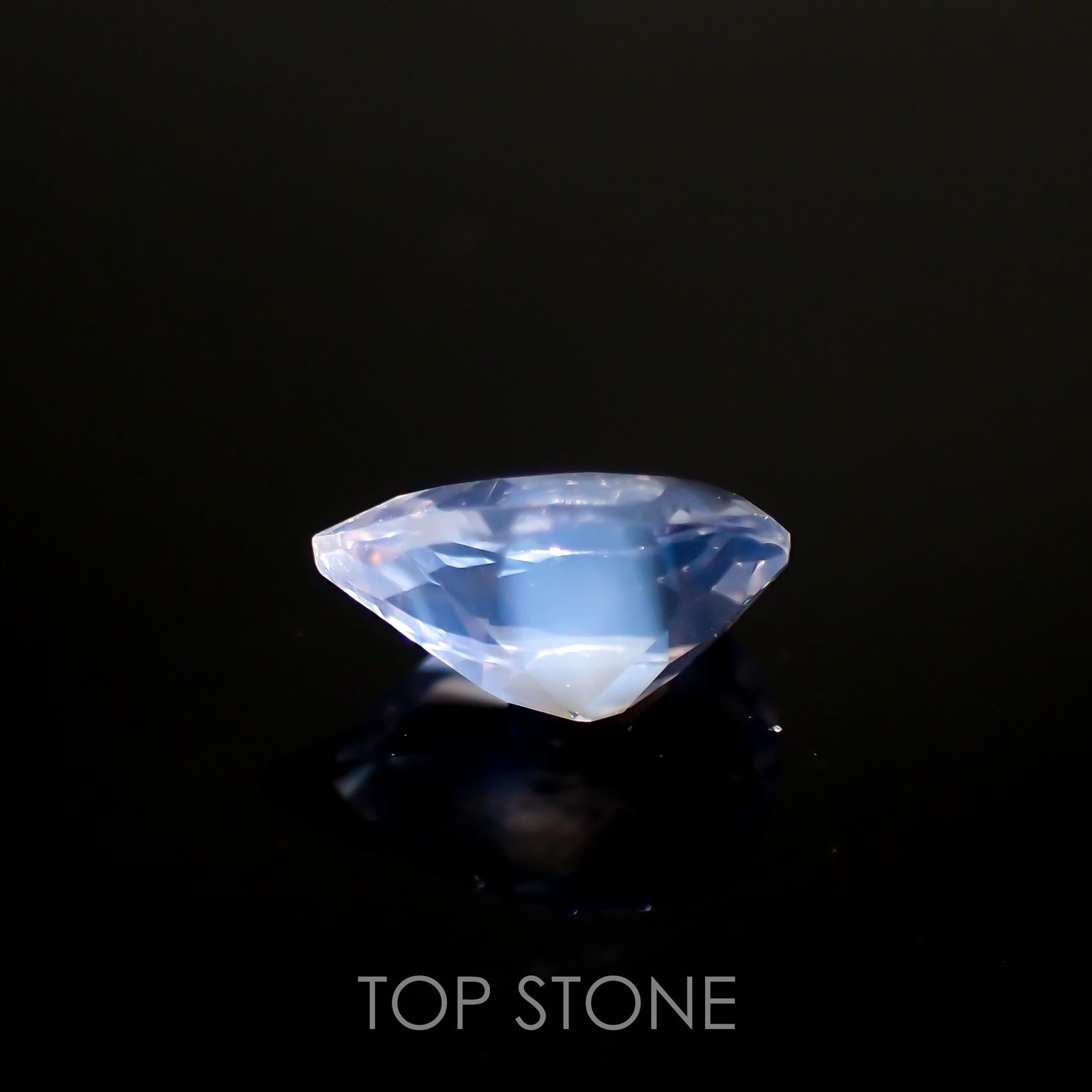 ムーンストーン(宝石名ムーンストーン)インド/スリランカ産 0.58ct 識別済[211113666]7x5mm前後