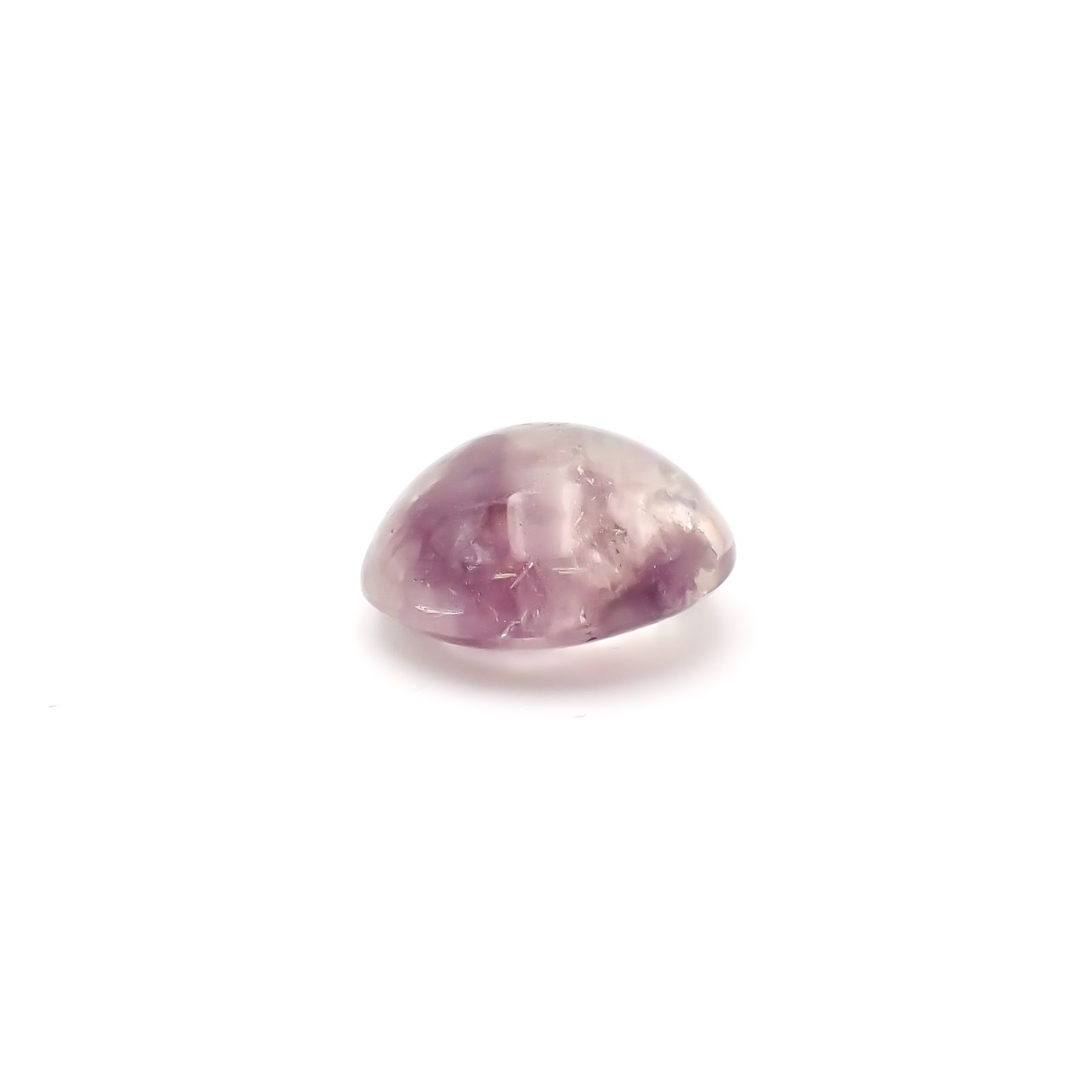 レピドライトインクォーツ ブラジル・ミナスジェライス州産 20.29ct / 18.2x18.1mm前後 [260331877]
