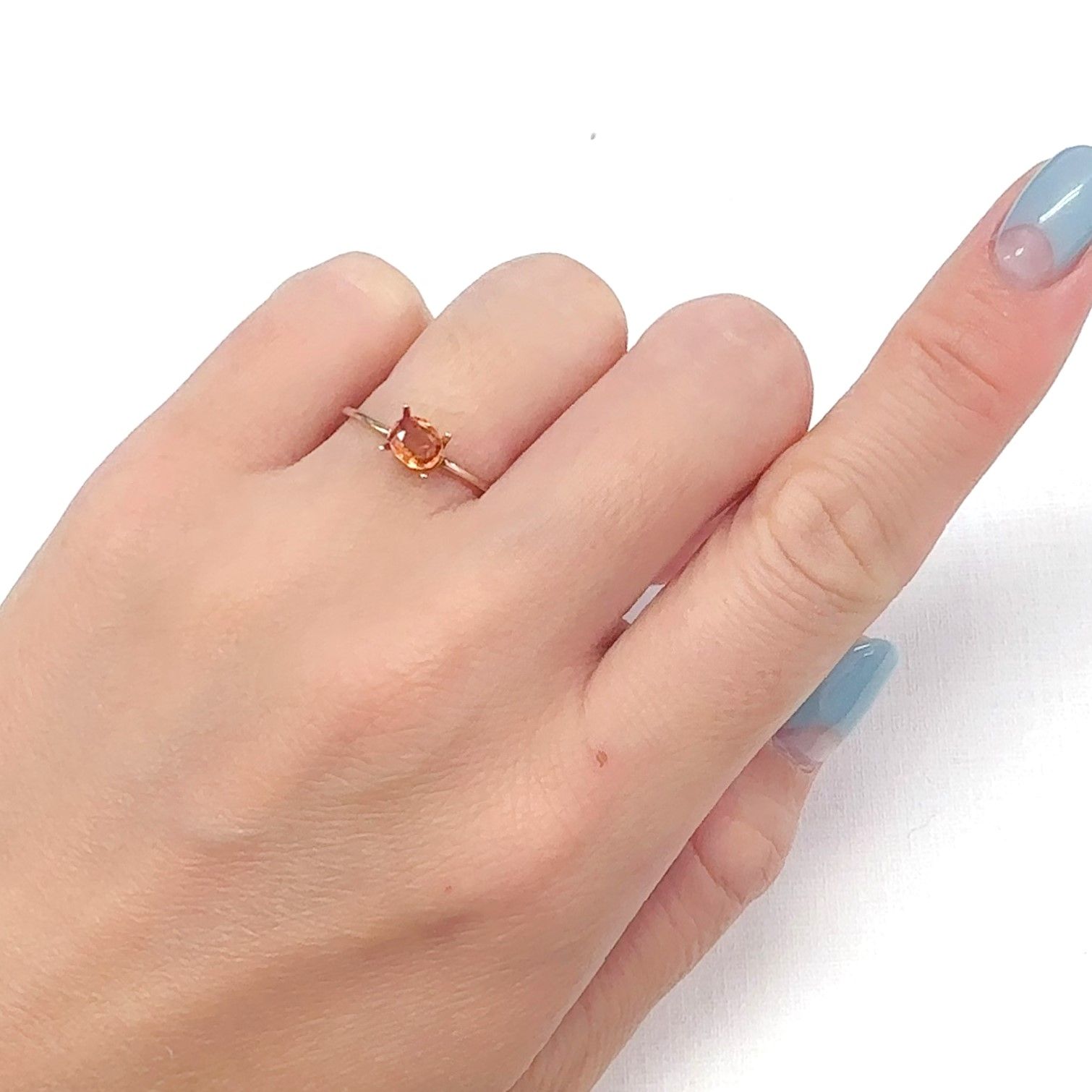 トリプライト(宝石名トリプライト)ブラジル産 0.48ct 識別済[240928686]5.3x4.3mm前後