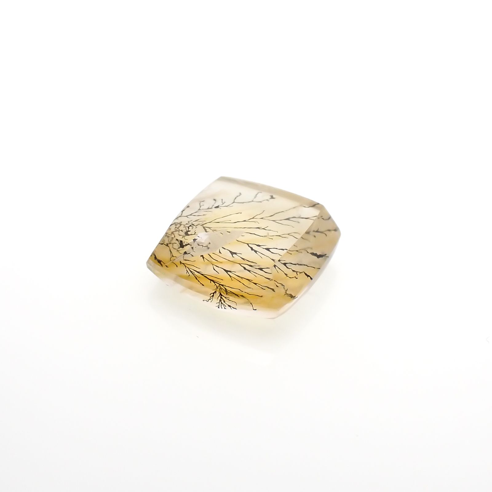 デンドリチッククォーツ ブラジル産 6.12ct[230421735]11.8x11.5mm前後