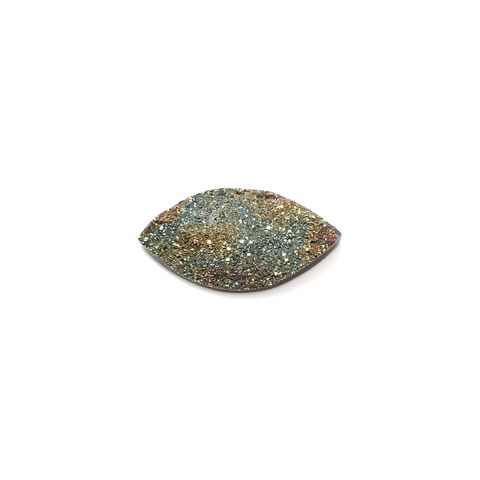 レインボーパイライト 原石 ロシア産 21.96ct[240326435]33.3x17.1mm前後