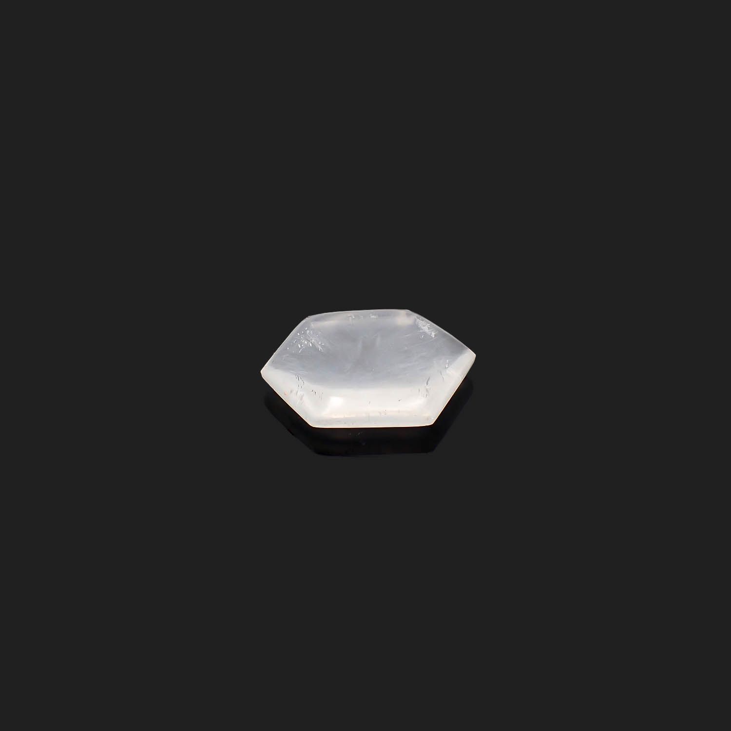 トラピッチェクォーツ 偏光板2枚付き コロンビア・ボヤカ産 24.60ct[230521963]24.1x23.9mm前後