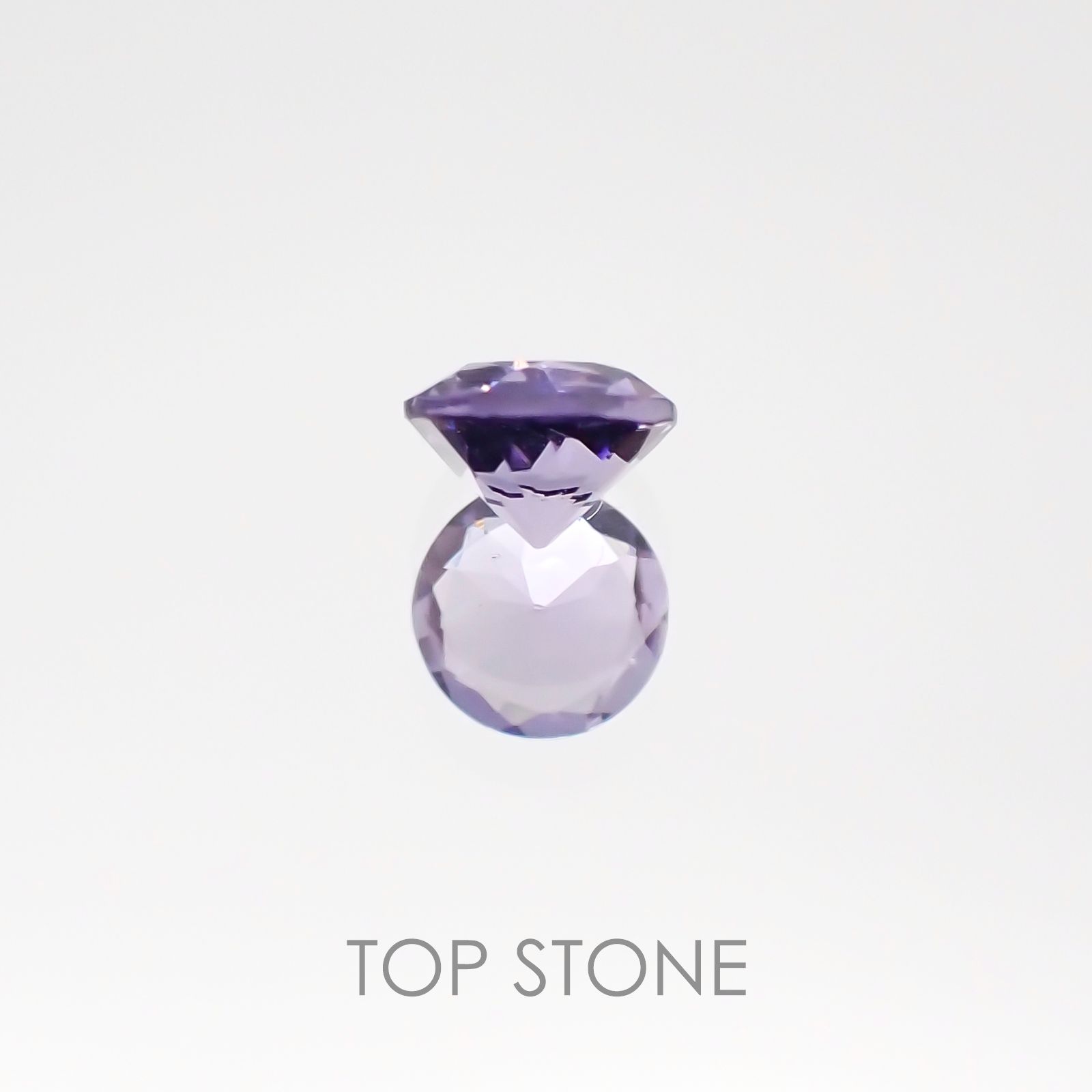 ラベンダースピネル スリランカ産 ルース 0.22ct[20106651]3.9×3.9mm前後
