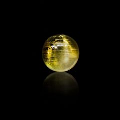 イエローベリルキャッツアイ(宝石名イエロー・ベリル キャッツアイ)ブラジル産 3.05ct 識別済[220917869]9.1x9mm前後