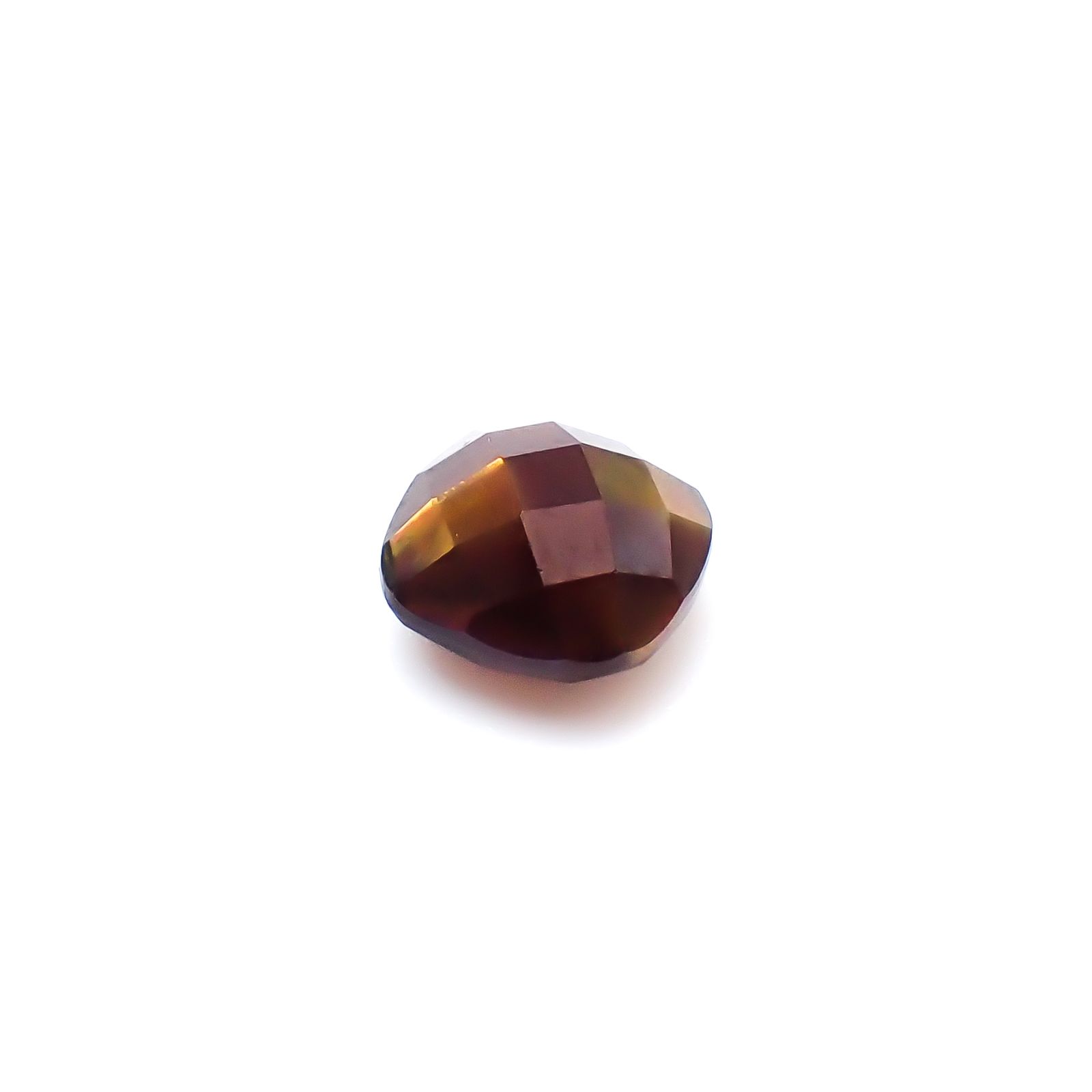◇リバーシブル・チェッカーカット◇レインボーガーネット 日本・奈良県産 1.66ct / 6.6x6.6mm前後 [260932922]