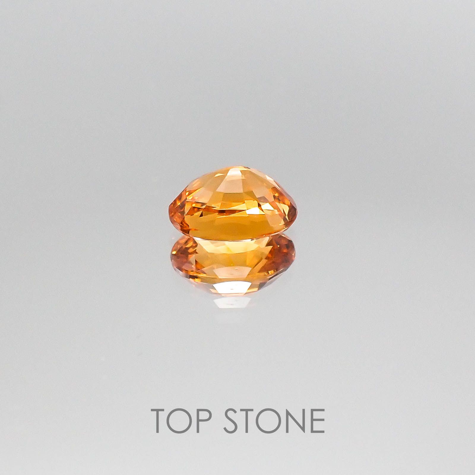 スペサルティンガーネット マンダリンオレンジカラー(宝石名スペサルティン・ガーネット)ナイジェリア産 1.27ct 識別済[220817245]7.1x5.1mm前後
