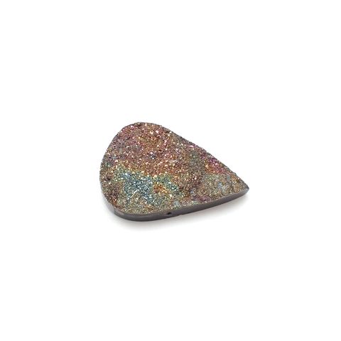 ◇フリーフォーム◇レインボーパイライト 原石 ロシア産 27.94ct[240527475]30.5x20.8mm前後