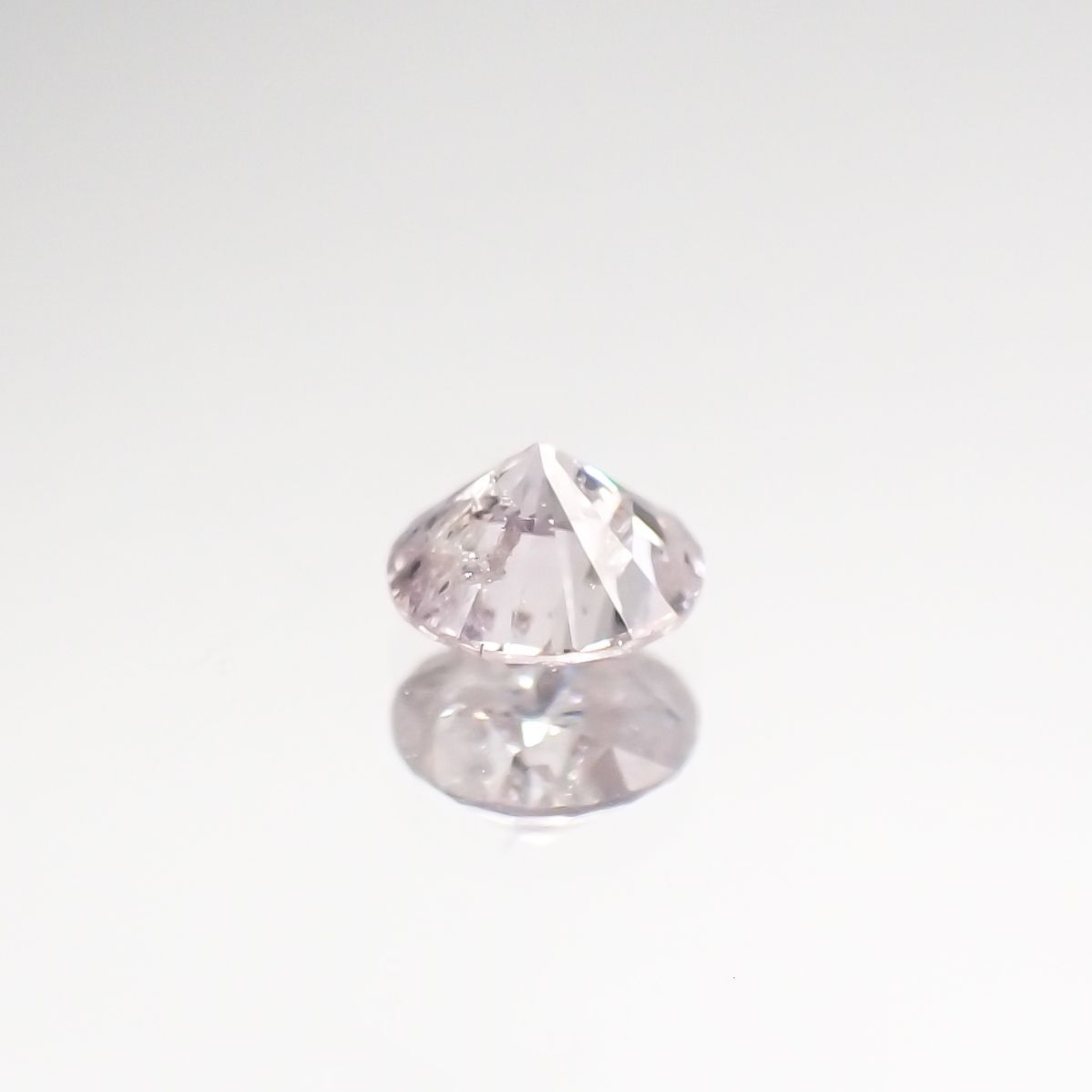 ピンクダイヤモンド(宝石名ダイヤモンド) I-2 / VERY LIGHT PURPLISH PINK 0.121ct ソ付(CGL)[210711787]3.1×3.1mm前後