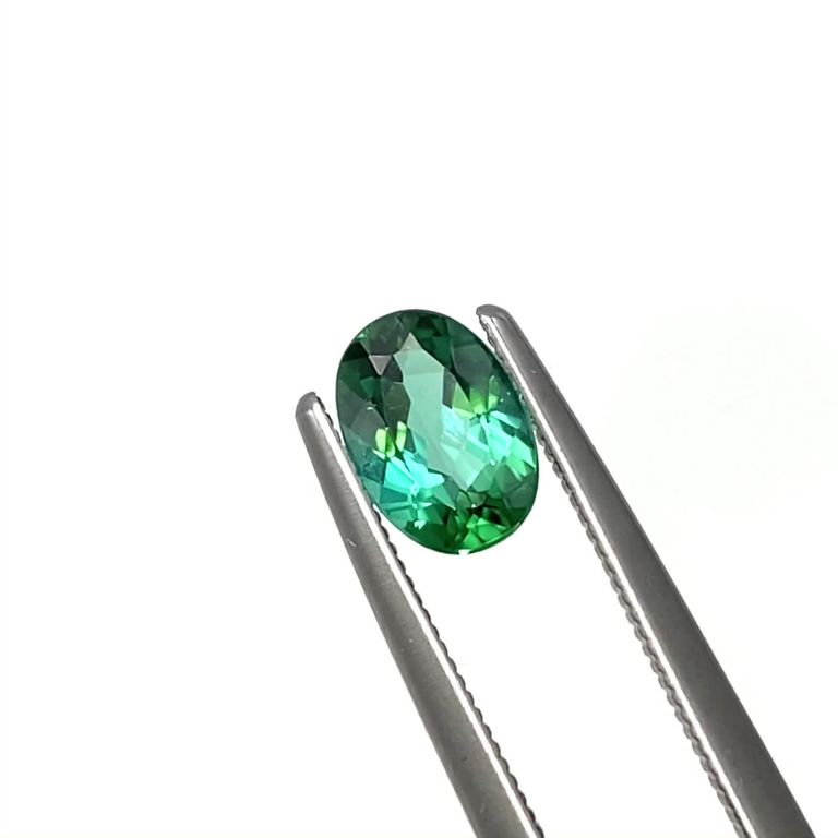 ブルーグリーントルマリン ブラジル産 0.72ct[230923527]7x4.9mm前後  