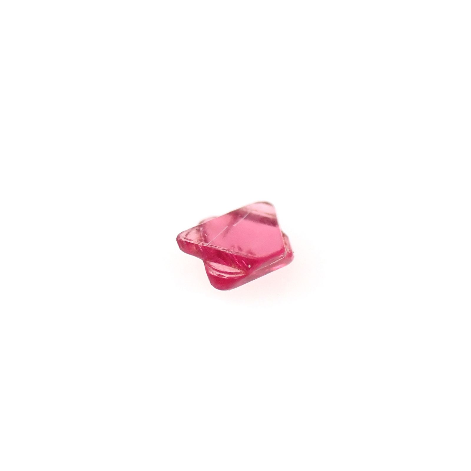 ツインクリスタルスピネル(スピネル式双晶) 原石 ビルマ産 0.035ct[240628429]2.3x2.2mm前後