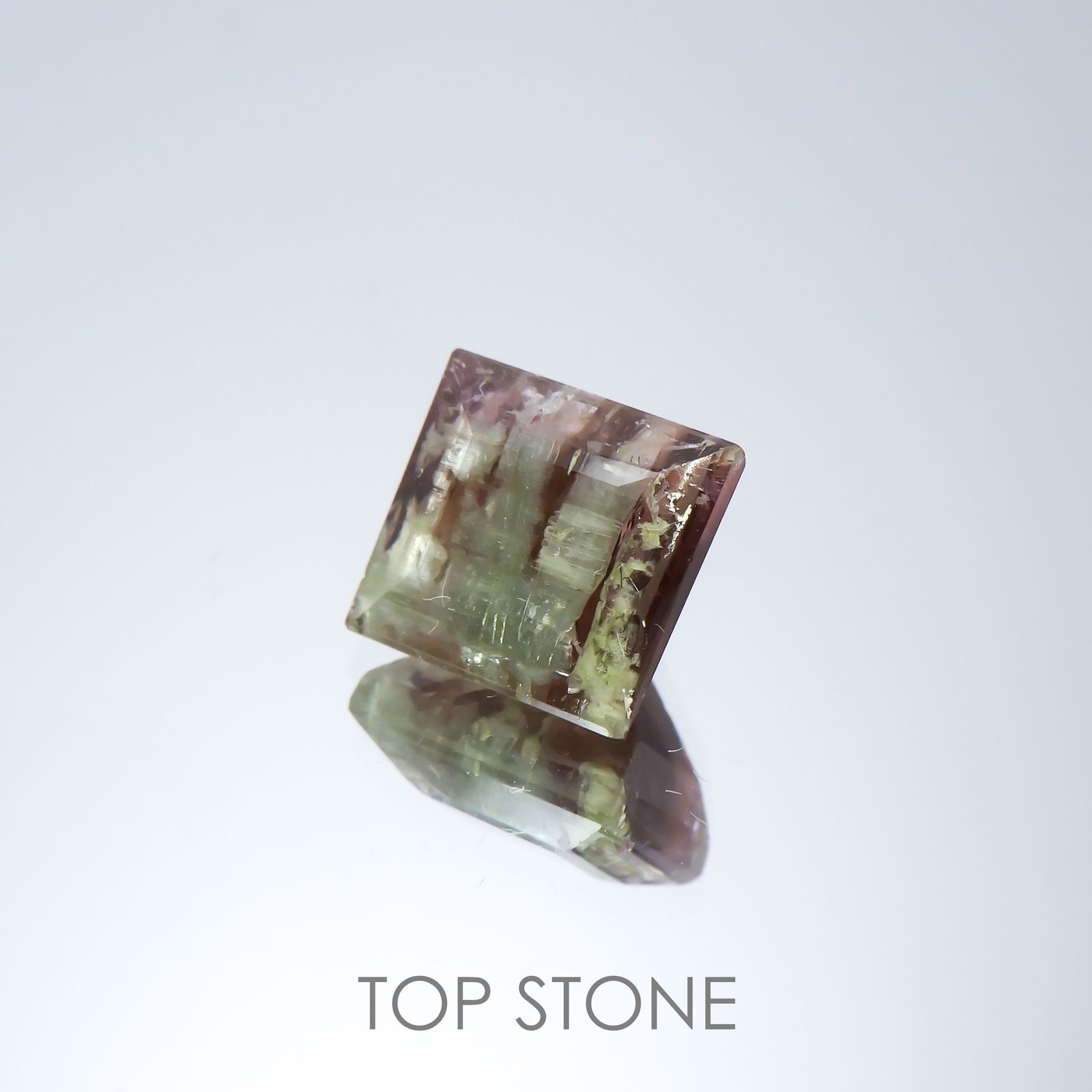 ゼブラトルマリン ブラジル産 1.74ct[220515929]6.9x6.5mm前後