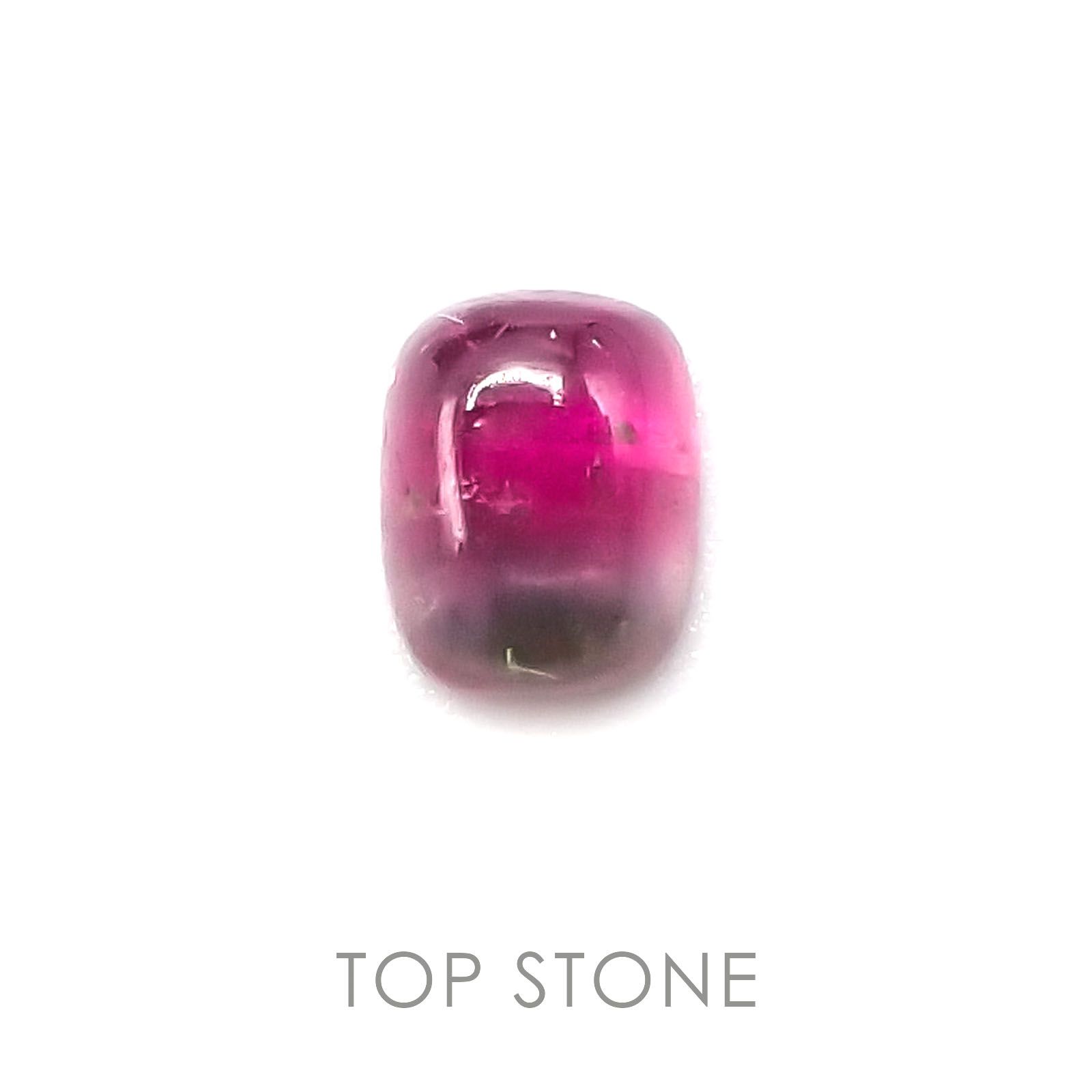 トリカラートルマリン(宝石名トリカラー・トルマリン) ブラジル産 1.21ct 識別済[20084830]6.9×5.5mm前後