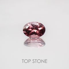 ピンクジルコン(宝石名ジルコン) スリランカ/カンボジア産/ 1.22ct 識別済[21069800]7×5.1mm前後
