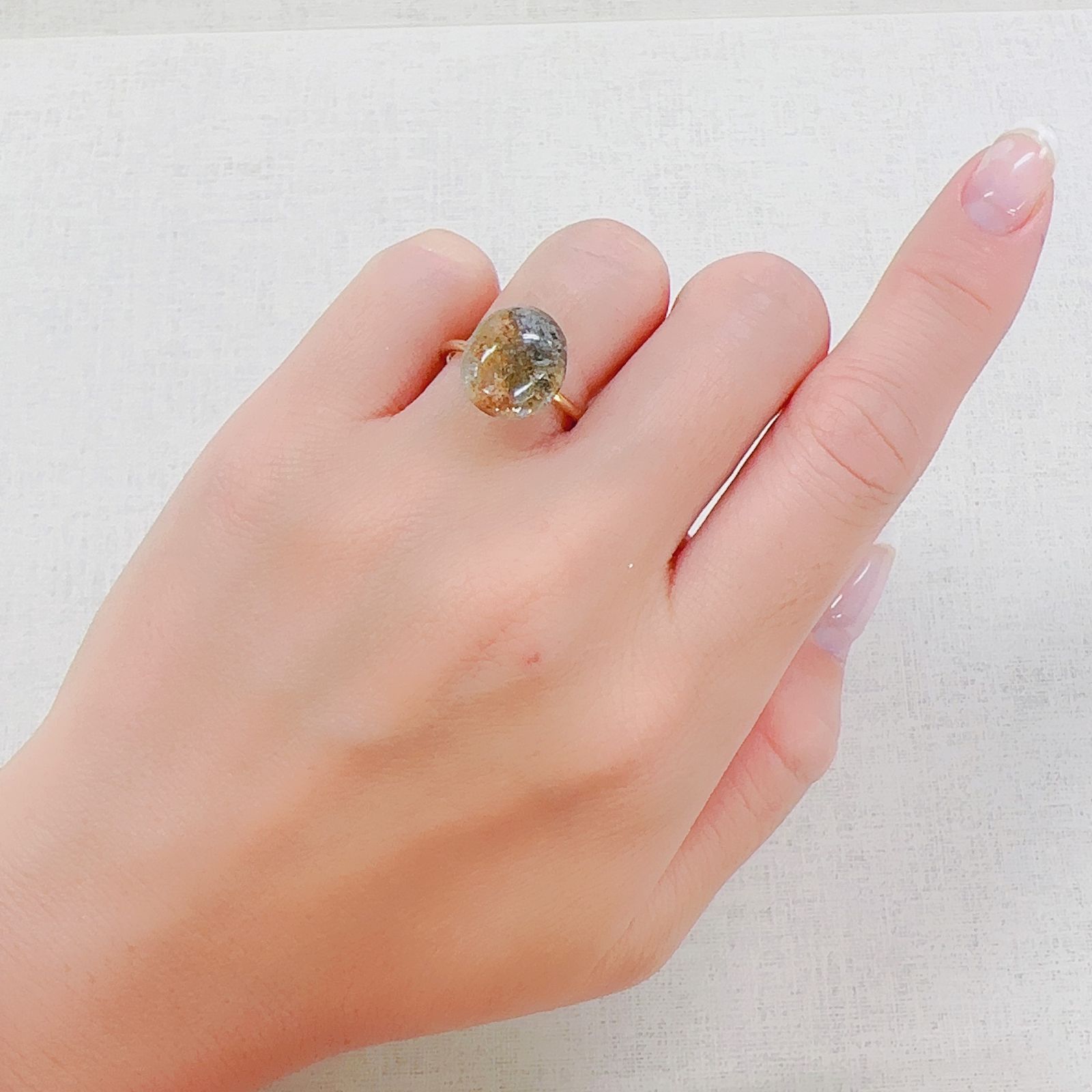 ガーデンクォーツ ブラジル/タイ産 6.07ct[230522079]13.3x11.3mm前後