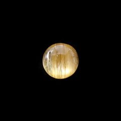 ルチルクオーツ キャッツアイ ブラジル産 1.98ct[240427334]7.3x7.2mm前後