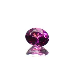 グレープガーネット(宝石名ガーネット)ブラジル産 0.49ct 識別済[240928710]5.1x3.9mm前後