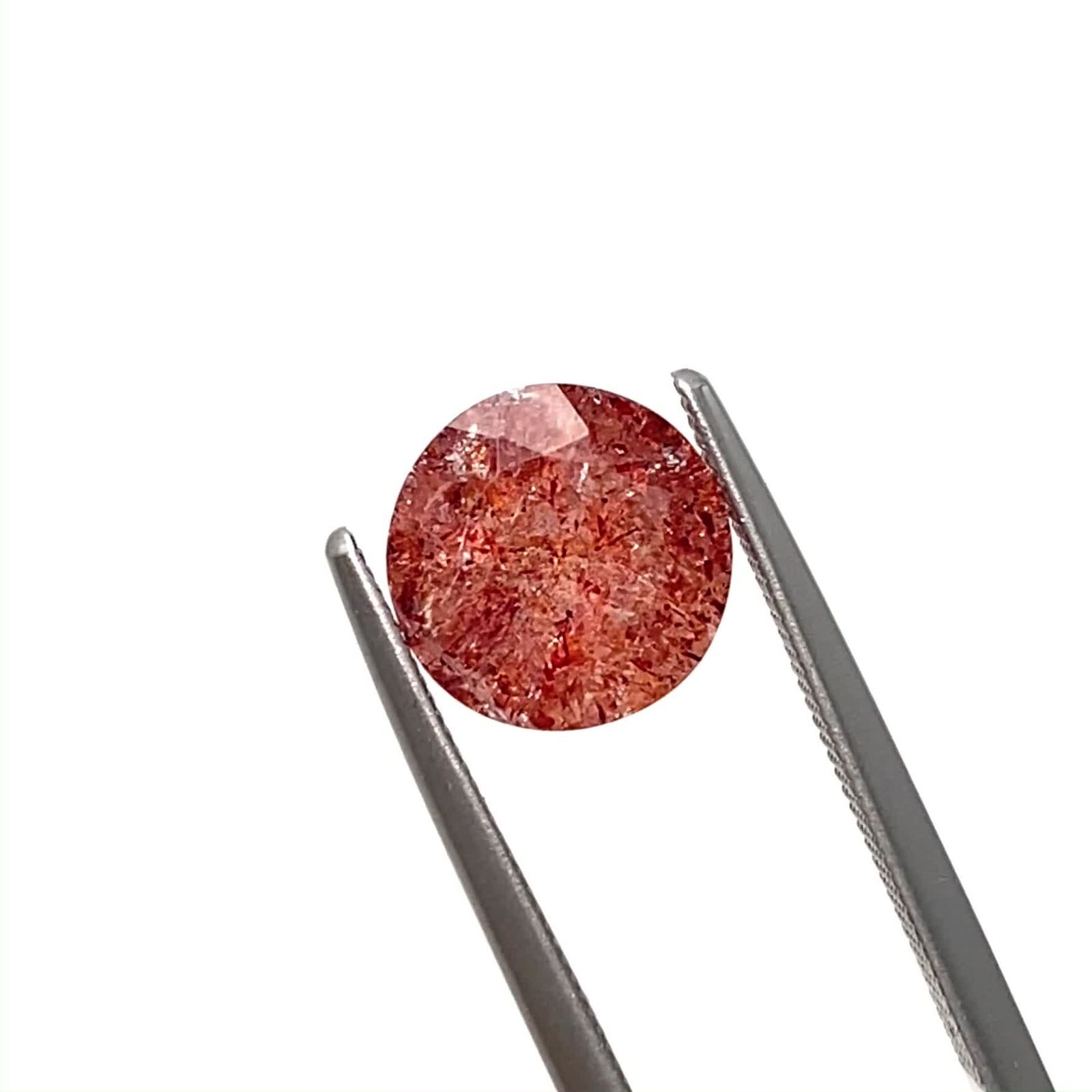 ファイヤークォーツ ナイジェリア産 2.50ct / 8.9x8.9mm前後