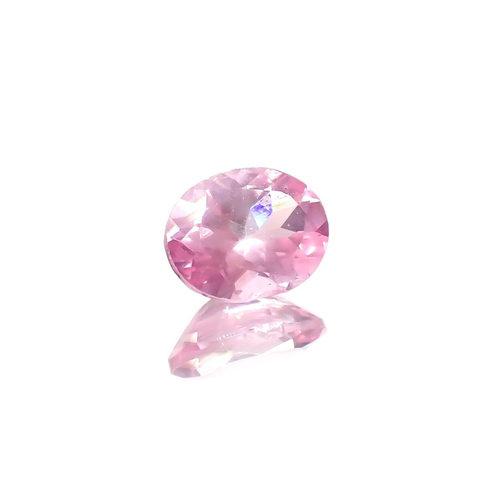 シルキーピンクスピネル タンザニア産 0.40ct [230421567]5x4mm前後