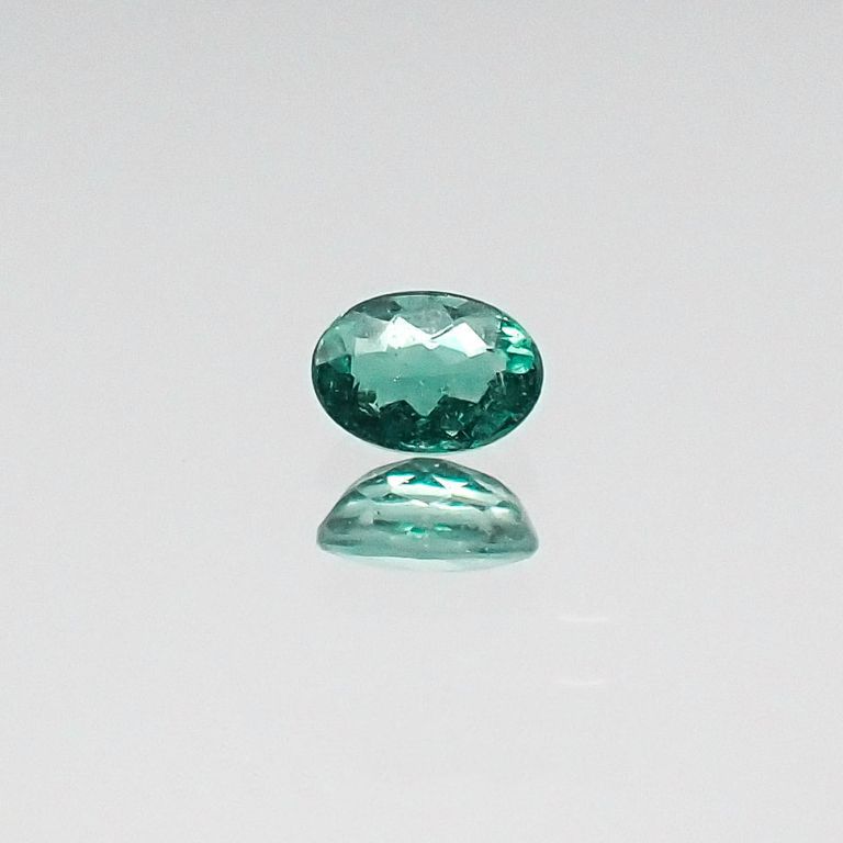 パライバトルマリンインインクォーツ原石 3.05ct ブラジル バターリャ