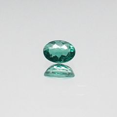 パライバトルマリン(宝石名トルマリン/別名パライバ・トルマリン) ブラジル・パライバ州バターリャ鉱山産 0.086ct 識別済[20052689]3.1×2.2mm前後