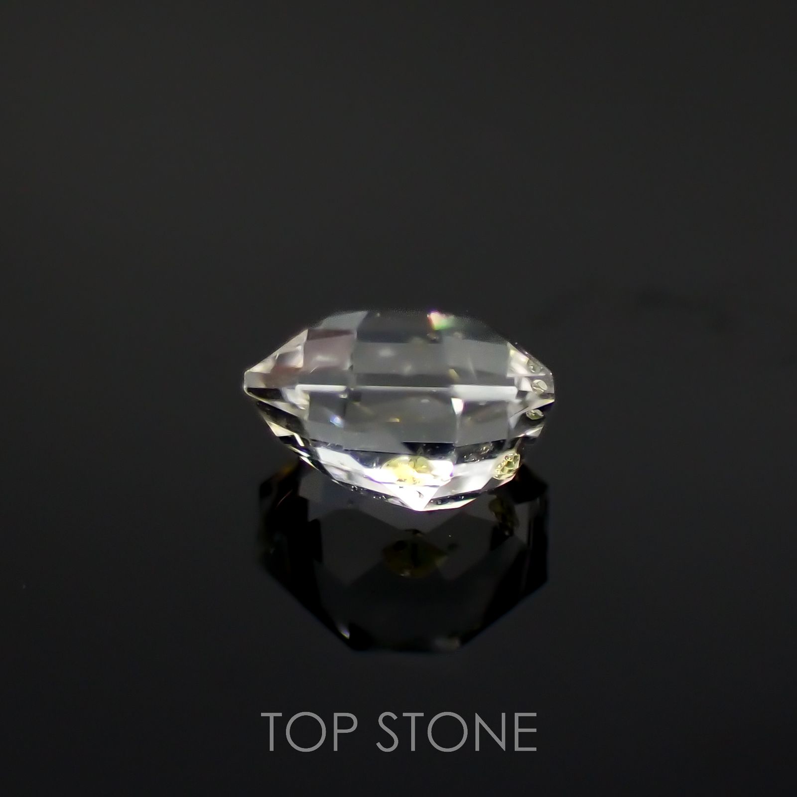 ◇カスタムカット◇オイルインクォーツ パキスタン産 0.42ct[221018530]5.1x4.2mm前後
