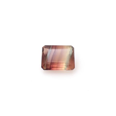 バイカラーフローライト フルオレッセンス ブラジル産 5.22ct [250430254]10.9x8.8mm前後