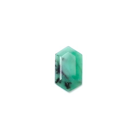 ◇カスタム・ヘキサゴンカット◇エメラルド ブラジル産 2.36ct[240326476]14x8.2mm前後