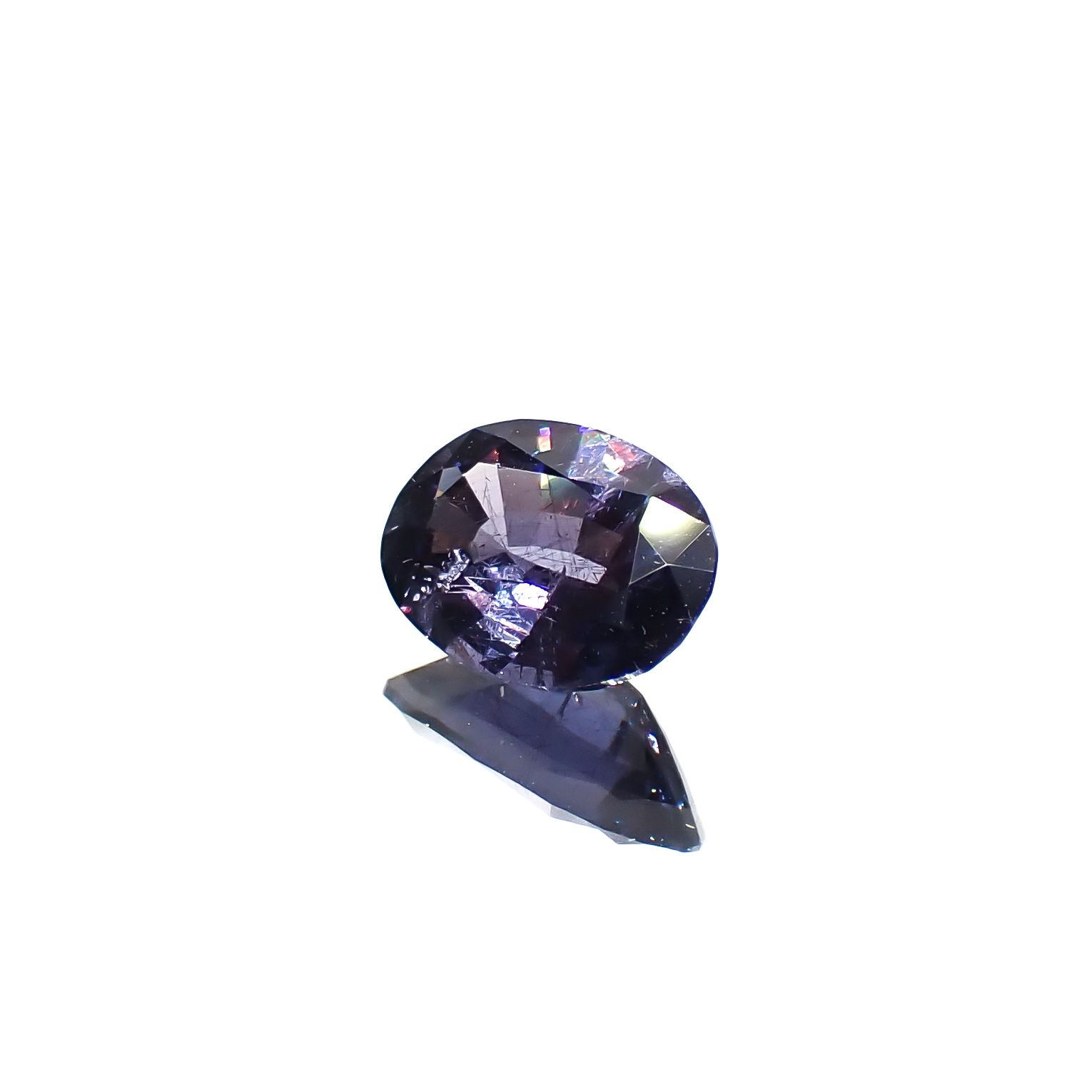 ベキリーブルーガーネット（カラーチェンジガーネット アレキタイプ） マダガスカル・ベキリー産 0.81ct[240628289]7x4.9mm前後