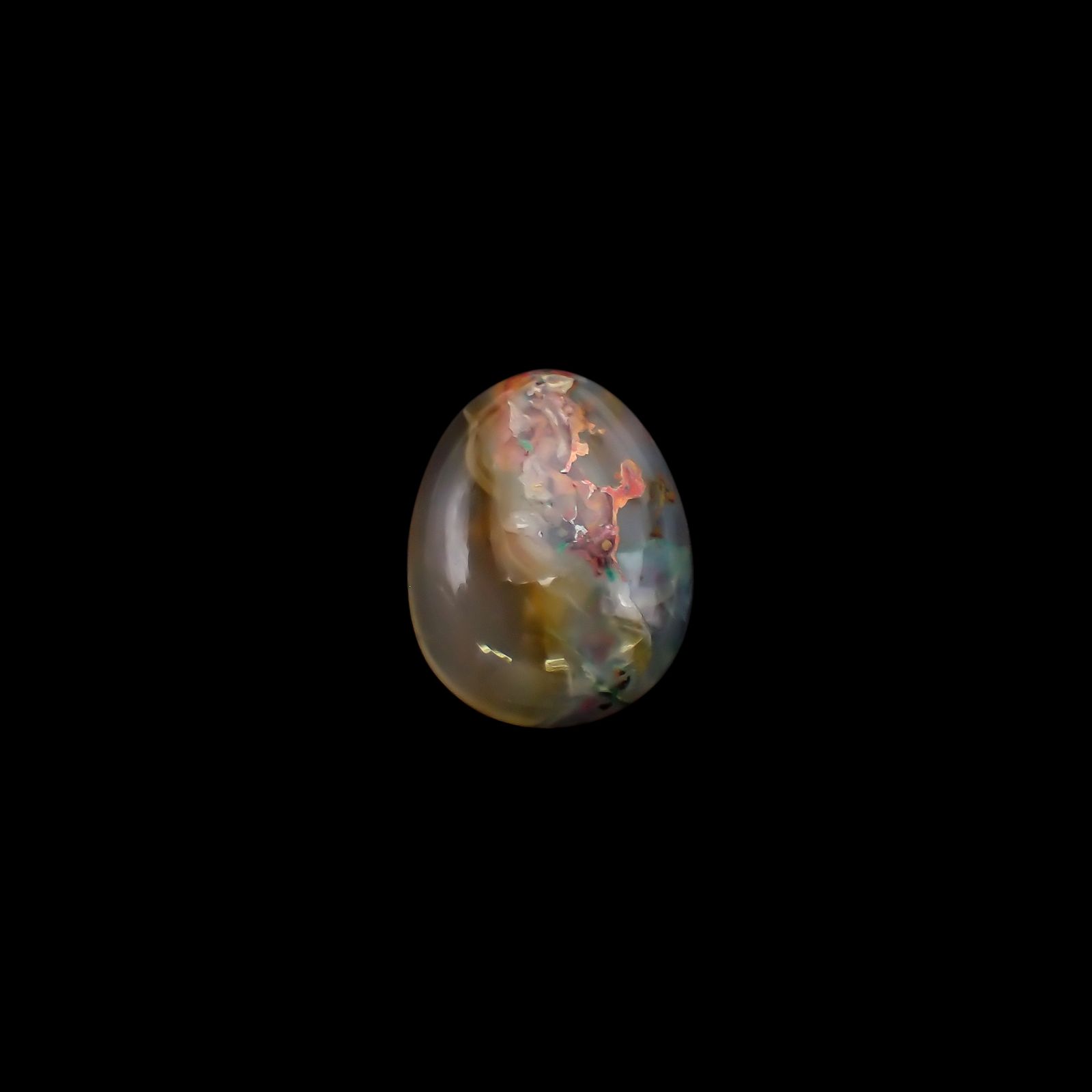 コッパークリソコラインカルセドニー インドネシア産 12.76ct[230722646]18.4x14.4mm前後