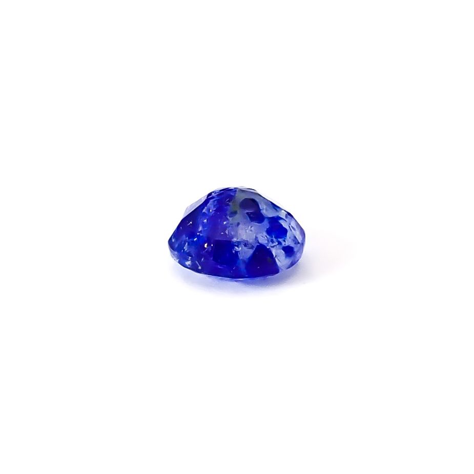 ラズライトインソーダライト フルオレッセンス アフガニスタン産 0.64ct / 5.9x5.8mm前後 [260431996]