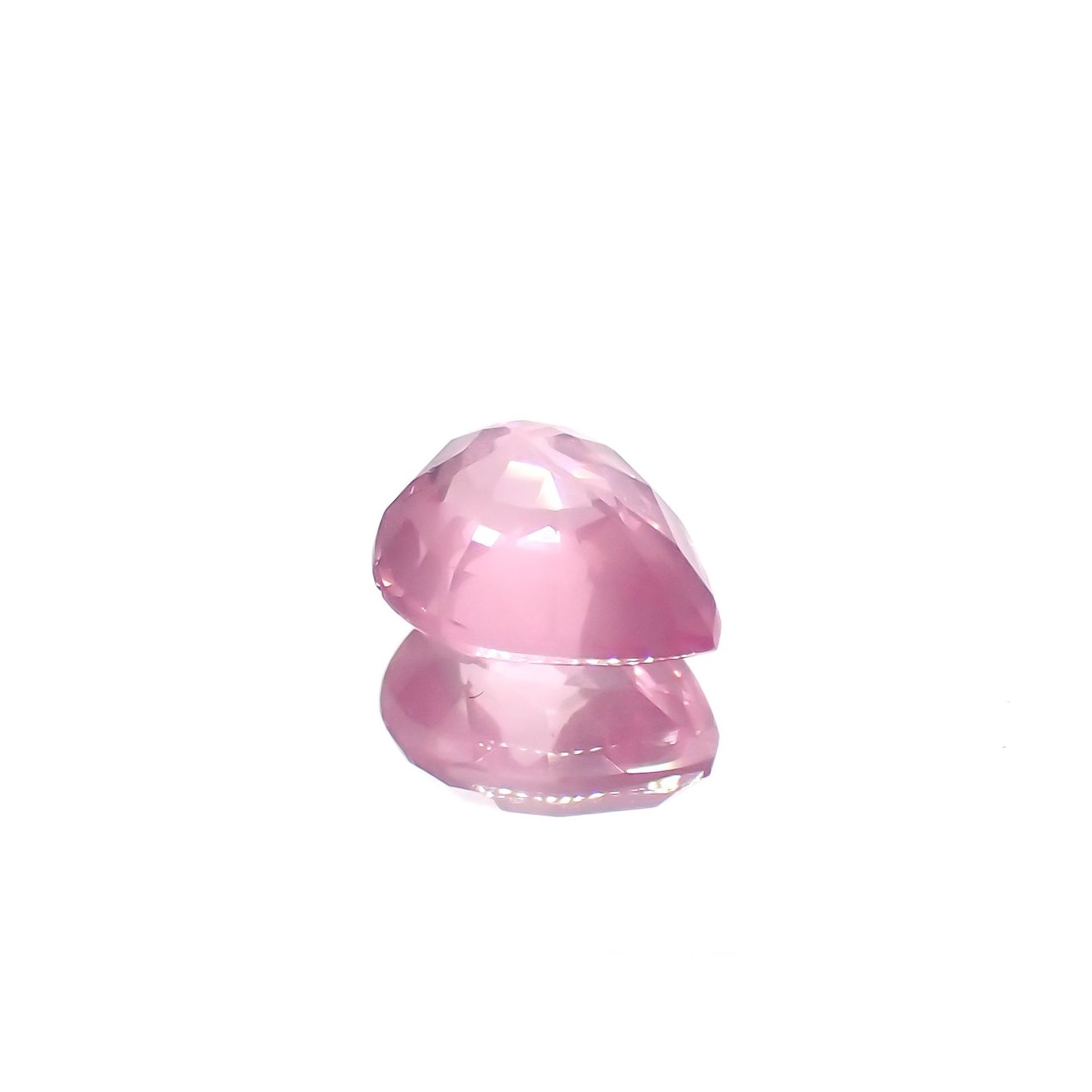 シルキーピンクスピネル(宝石名ピンク・スピネル)タンザニア産 0.95ct 識別済[230120247]6.7x5.5mm前後