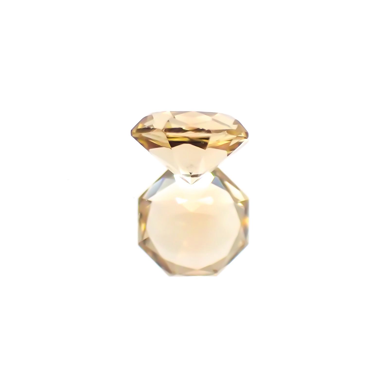 ◇オクタゴンカット◇イエロートルマリン SA(宝石名トルマリン)ブラジル/アフリカ産 0.25ct 識別済[231124216]4x4mm前後