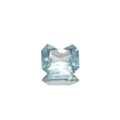 ユークレース(宝石名ブルー・ユークレース)コロンビア産 ソ付(彩珠) 1.989ct / 8.6x7.3mm前後 [221018680]