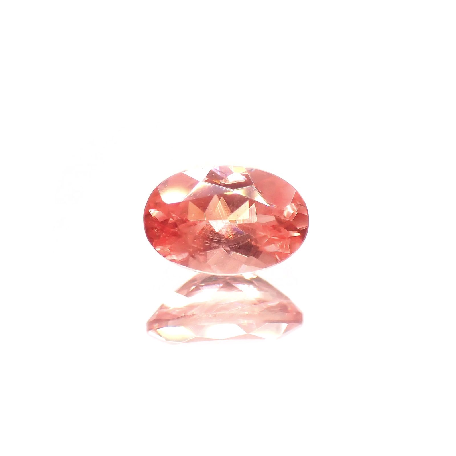 ロードクロサイト(宝石名ロードクロサイト)アメリカ・コロラド州スイートホームマイン産 ソ付(彩珠) 0.580ct / 6.1x4mm前後 [231124249]