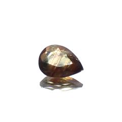 ゴールドシーンサファイア非加熱 ケニア産 0.83ct[230321330]6.8x5.3mm前後