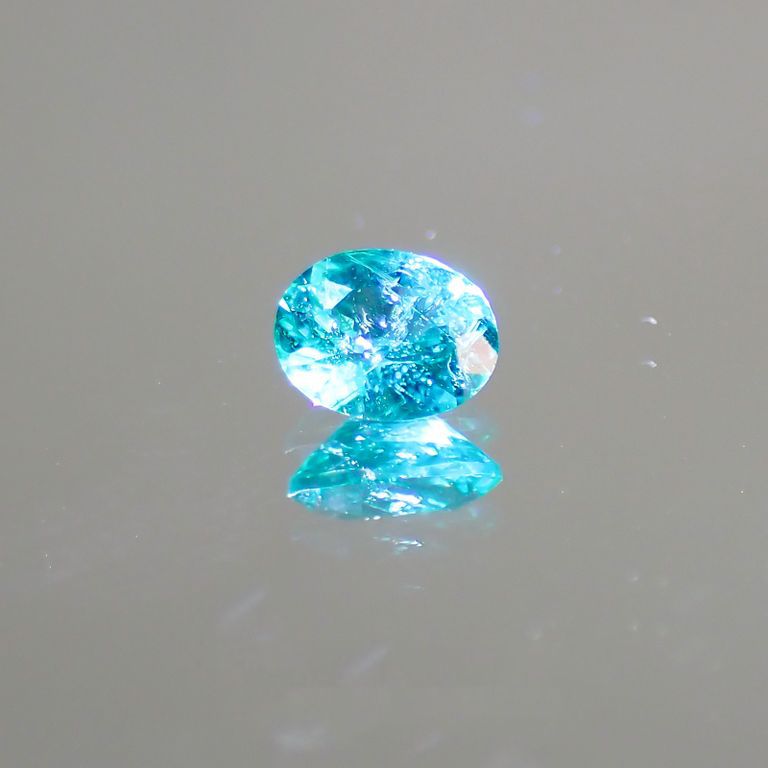 パライバトルマリン ブラジル産 ルース 0.176ct[20117304]4.1×3.1mm前後